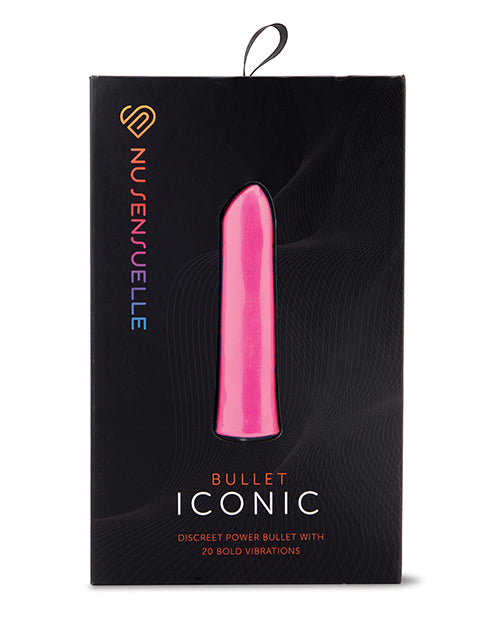 Nu Sensuelle Bullet Vibrator Powerful 20 Vibration Modes Deep Pink for Intense Stimulation
