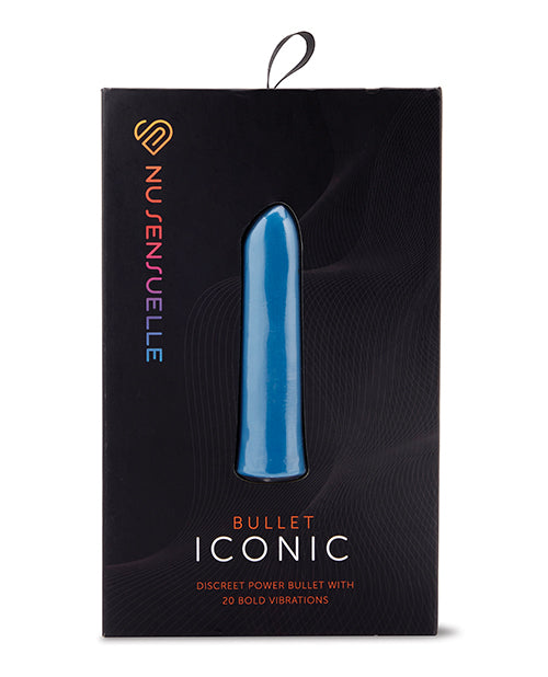 Nu Sensuelle Stimulator Bullet Powerful 20 Vibration Modes Deep Turquoise for Intense Sensation