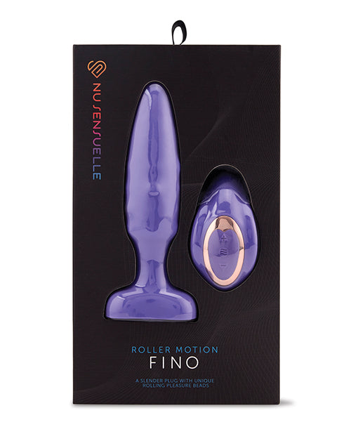 Nu Sensuelle Anal Plug with Roller Motion and Remote Control for Vibrating Stimulation and Harness Compatibility