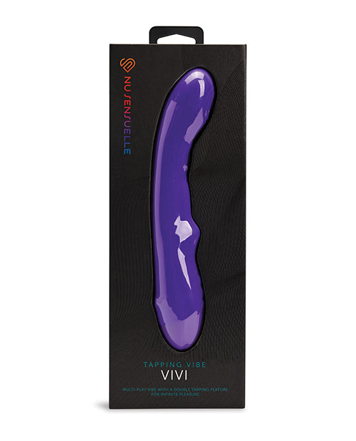 Nu Sensuelle Vibrator Double Tapping Action Dual Vibration and Silicone Body for G-Spot and Clitoral Stimulation