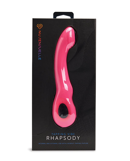 Nu Sensuelle Vibrator Curved Head Tapping and Vibration Modes for G-spot and Clitoral Stimulation