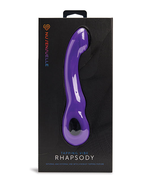 Nu Sensuelle Vibrator Rhapsody Tapping Feature Curved Head for Intense G-spot and Clitoral Stimulation
