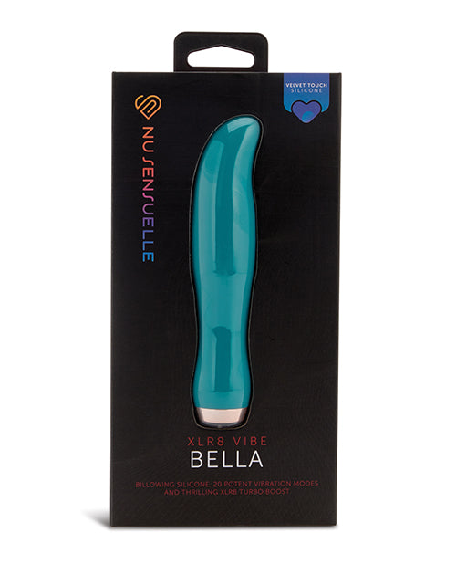 Nu Sensuelle Vibrator Velvet Touch Silicone Curved Tip 20 Functions for Intimate Stimulation