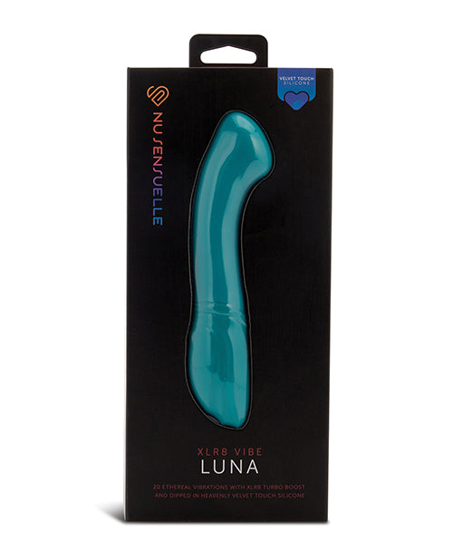Nu Sensuelle Vibrator Velvet Touch Liquid Silicone Angled Head for Luxurious Intimate Stimulation