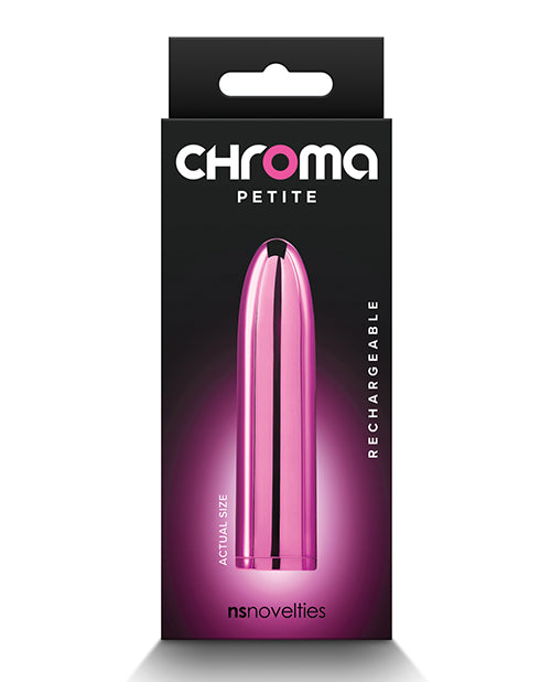 Chroma Stimulators Pink Petite Bullet Water-Resistant ABS for Discreet Personal Pleasure
