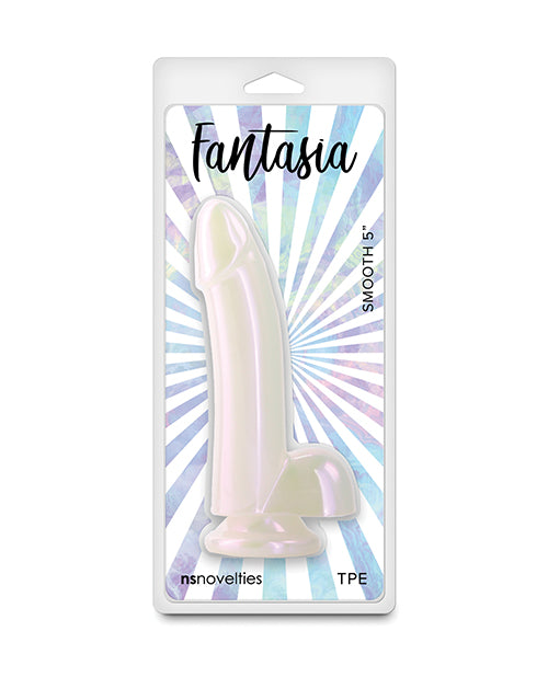 Fantasia Dildo Smooth 5 Inch Pearl Shimmer Flexible Design for Versatile Pleasure
