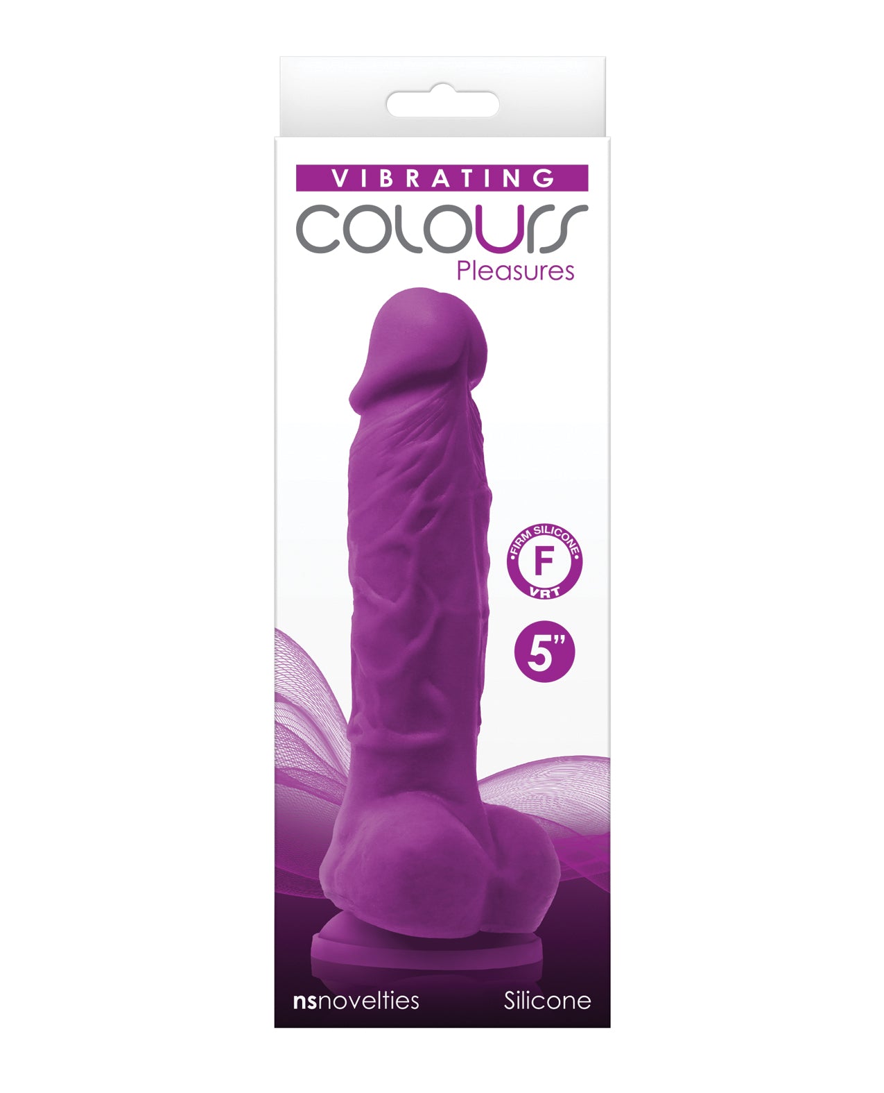 Colours Vibrating Dildo Premium Satin Silicone Realistic Shape for Intense Vibrating Pleasure