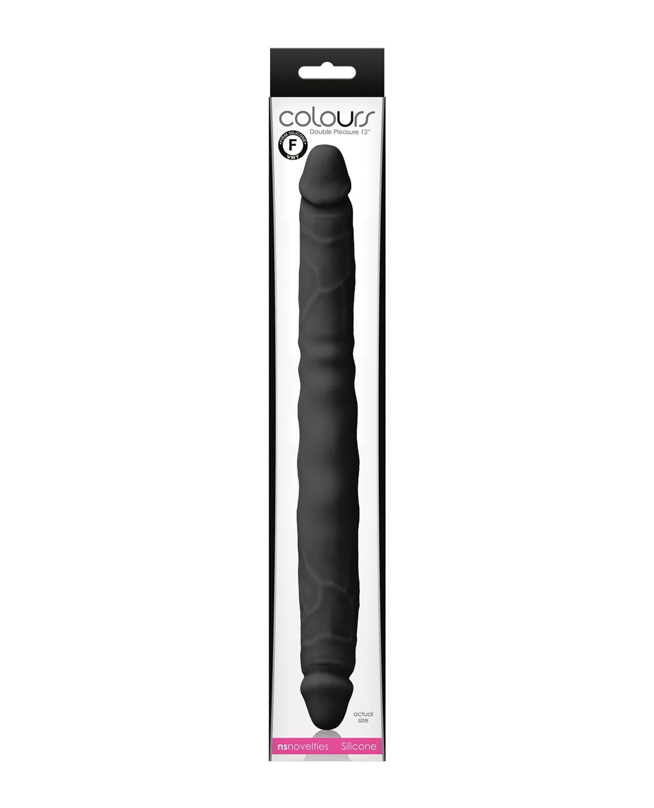 Colours Double Dong Silicone Realistic Texture Flexible Shaft for Couples and Solo Intimate Play