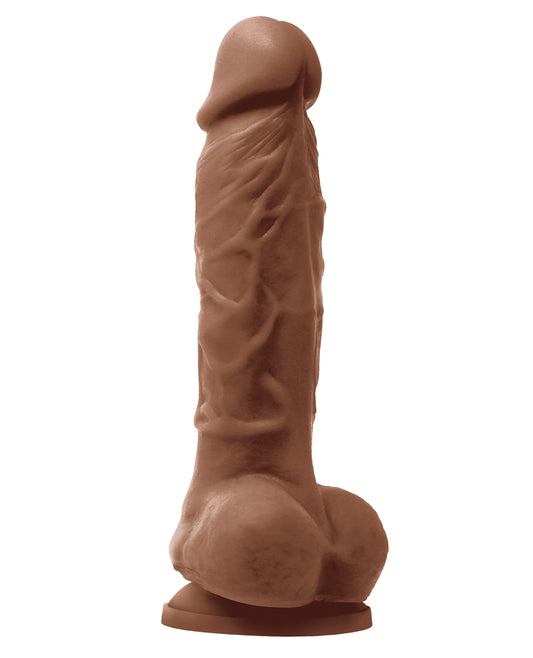 Colours Pleasures 5-Inch Realistic Silicone Dildo with Suction Cup - Brown