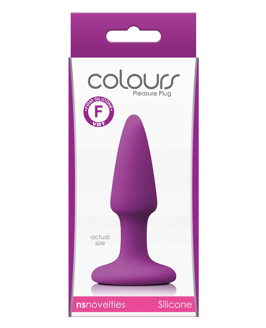 Colours Anal Plug Platinum Silicone Suction Cup Base Compact Size for Beginner-Friendly Pleasure