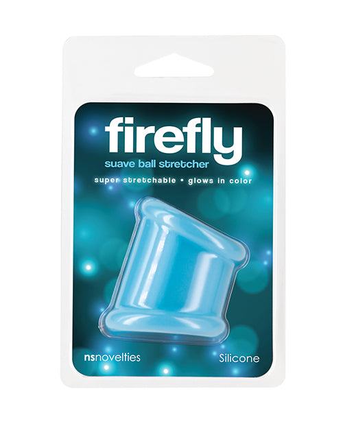 Firefly Penis Enhancement Suave Glow-in-the-Dark Silicone Ball Stretcher for Comfort and Prolonged Performance