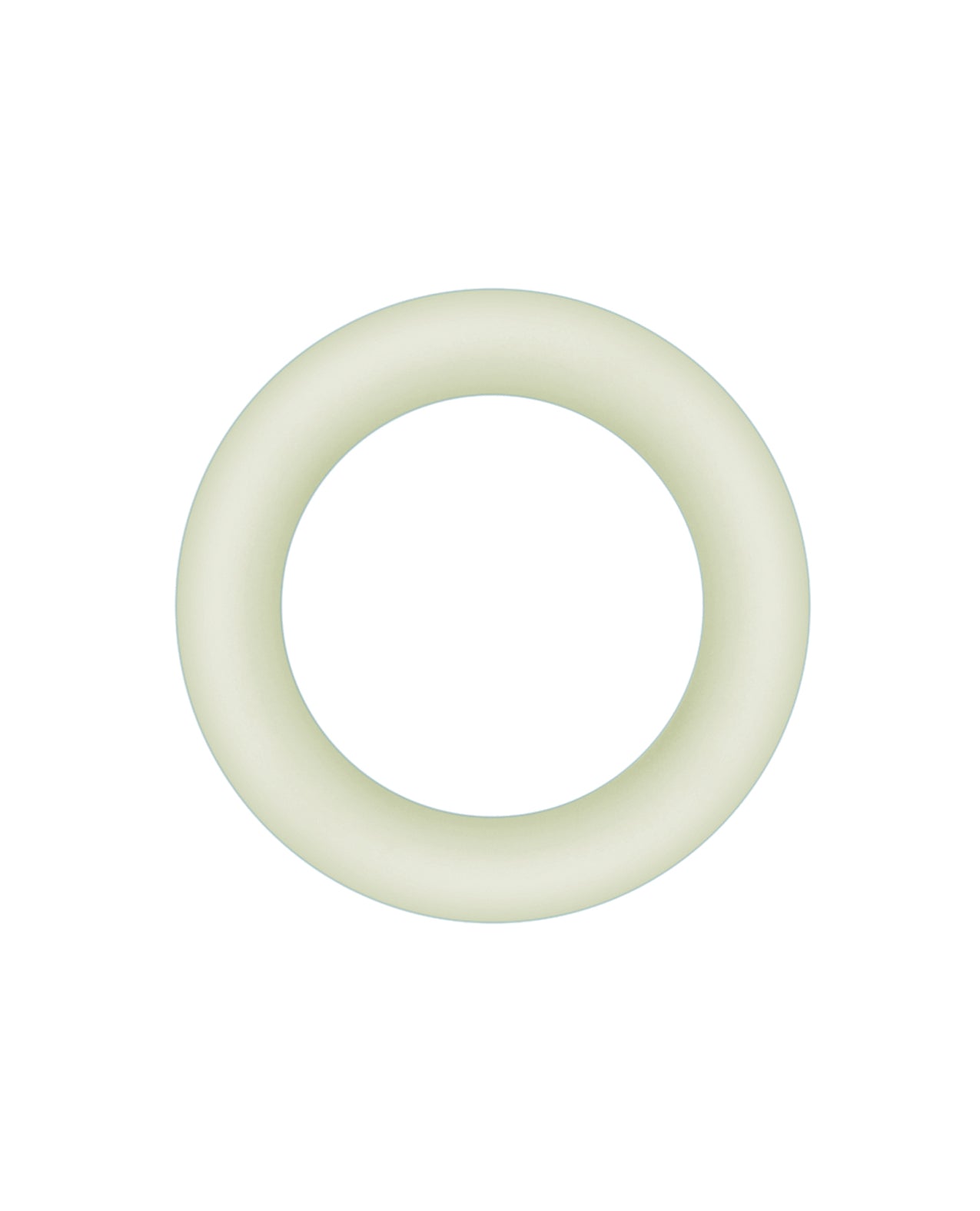 Clear Glow-in-the-Dark Silicone Cockring for Enhanced Performance
