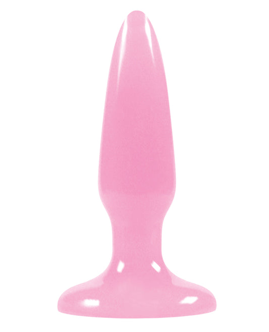 Firefly Pleasure Plug Mini - Pink Glow-in-the-Dark Anal Plug