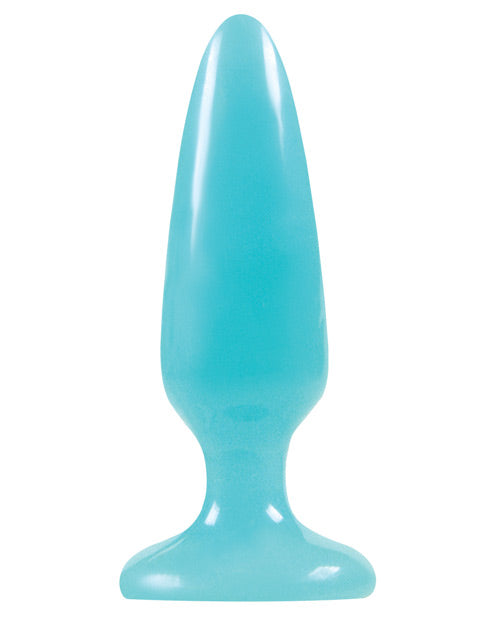 Firefly Pleasure Plug Small Blue Glowing Anal Plug