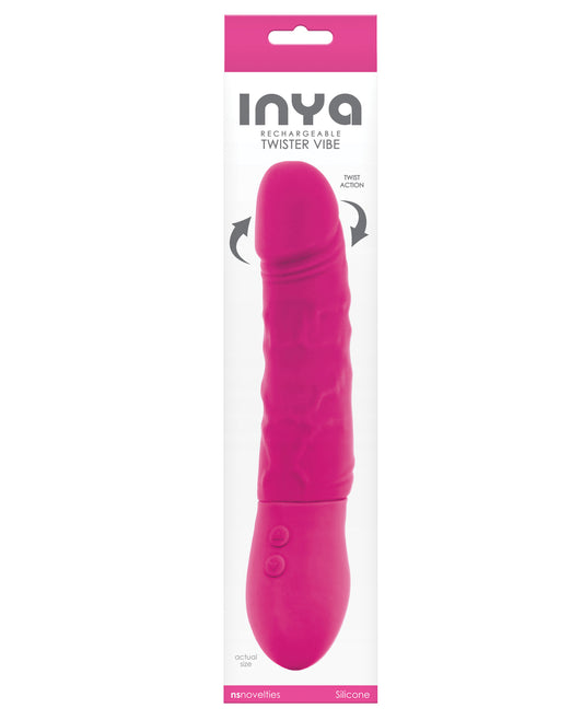 Inya Vibrator Rotating Shaft Adjustable Silicone Design for Versatile Pleasure