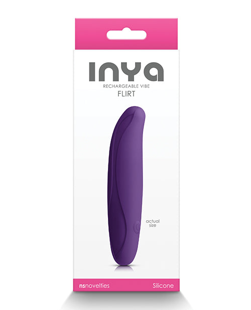 Inya Vibrator Flexible Silicone Rechargeable Bendable Design for Discreet Pleasure