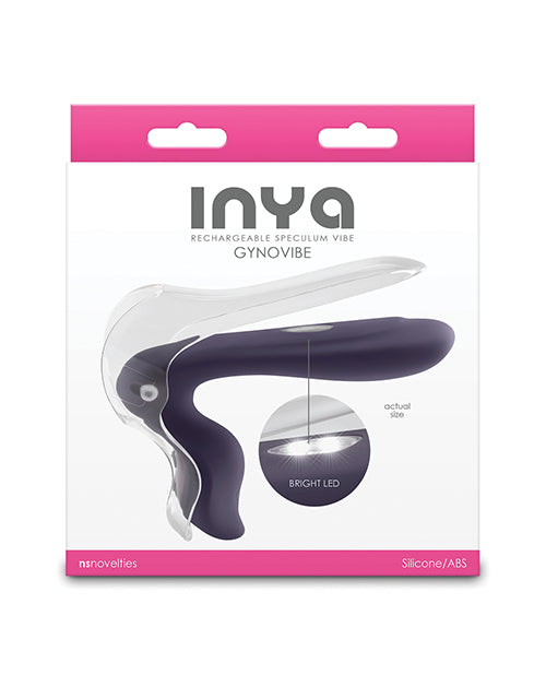 Inya Vibrator LED Speculum Vibrator with Spreading Action and Rechargeable Design for Intimate Roleplay