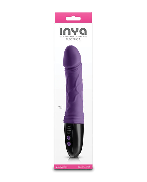 INYA Vibrator Phallic Digital Screen Water Resistant Rechargeable for Powerful Pleasure