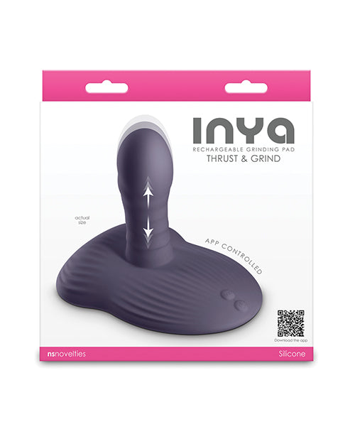 Inya Vibrator App Controlled Thrusting Suction Feature Body-Safe Silicone for Personalized Pleasure
