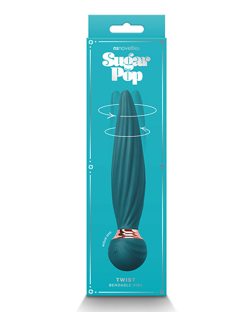 Sugar Pop Vibrator Bendable Spiral Silicone Design Rechargeable for Custom Intimate Stimulation