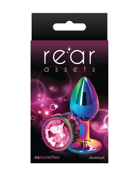Rear Assets Anal Plug Multicolor Small Chrome-Plated Lightweight Aluminum for Visual and Sensual Excitement