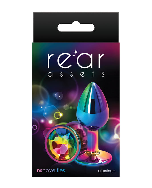 Rear Assets Anal Plug Multicolor Chrome-Plated Lightweight Aluminum for Sensual Pleasure