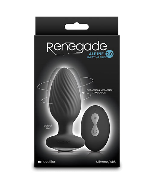 Renegade Anal Products Vibrating Butt Plug Wireless Remote Gyrating Motor for Advanced Anal Stimulation