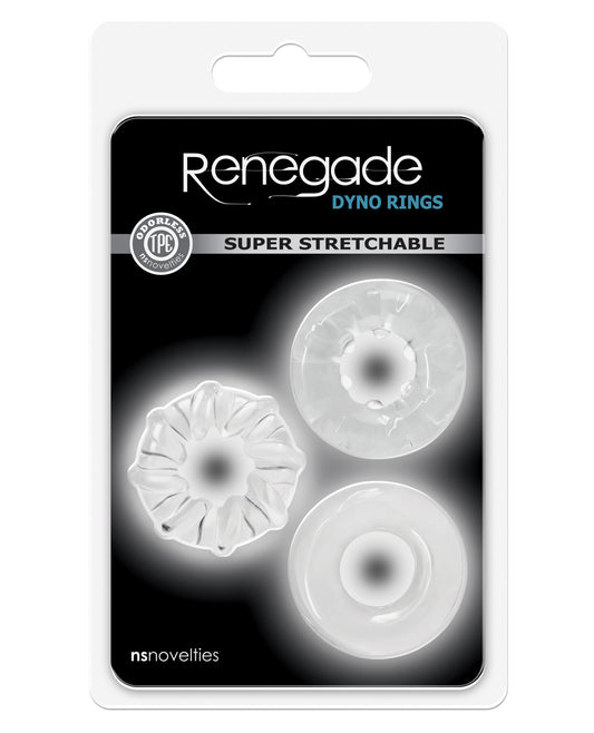 Renegade Penis Enhancement Rings Ultra-Stretchy Odorless TPE for Versatile Comfort and Support