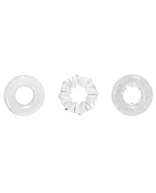 Renegade Dyno Rings Clear Ultra-Stretchy Penis Rings Set
