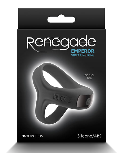 Renegade Penis Enhancement Rechargeable Vibrating Rings Stretchy Silicone for Couples Stimulation