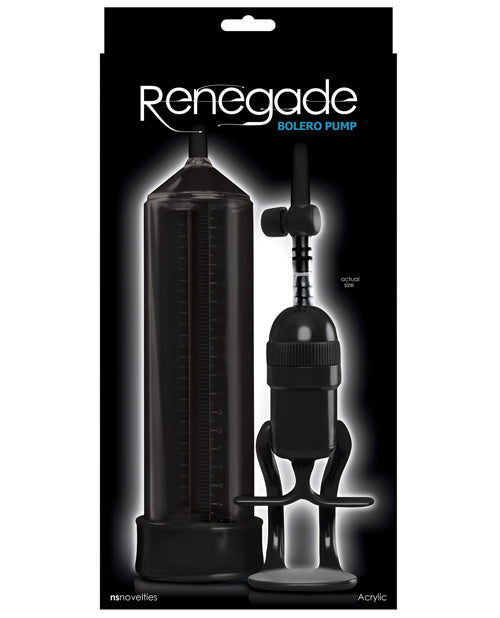Renegade Penis Enhancement Pump with Acrylic Cylinder and TPE Donut Base for Performance Improvement