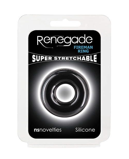 Renegade penis enhancement ring soft silicone stretchable design for comfortable and prolonged performance support