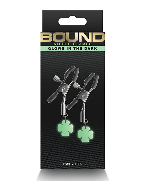 Bound Nipple Clamps with Adjustable Gunmetal Finish and Silicone Tips for Sensual Bondage Play