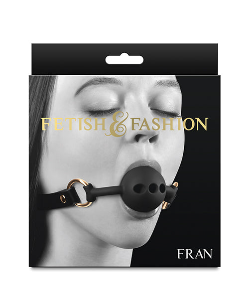 Fetish and Fashion Ball Gag Adjustable PU Nickel-Free Restraint for Comfortable Bondage Play