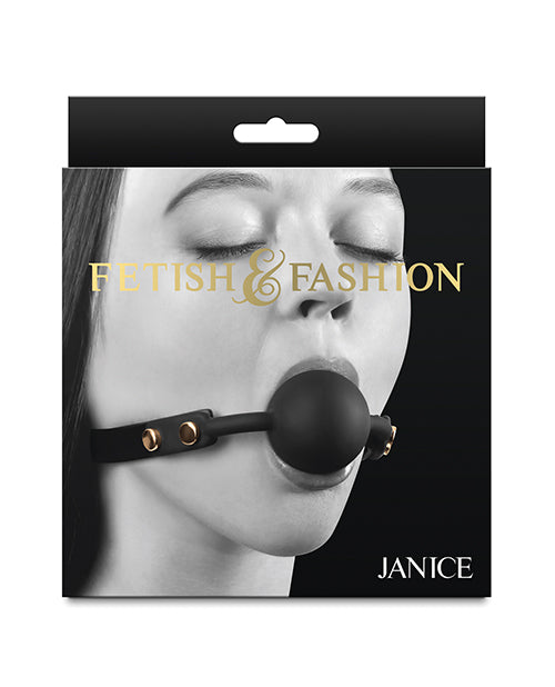 Fetish and Fashion Ball Gag Adjustable PU Leather Nickel-Free Hardware for Comfortable Bondage Play