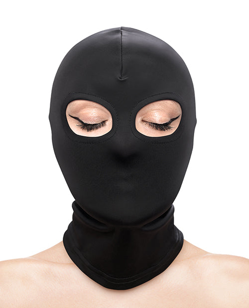 Fetish and Fashion Bondage Blindfolds & Restraints Black Nylon Eyes Hood Comfortable Fit for Sensory Play