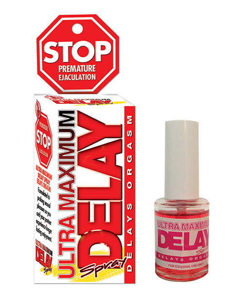 Nasstoys Sexual Enhancer Delay Spray with Fast-Acting Formula and Easy Application for Prolonged Intimacy