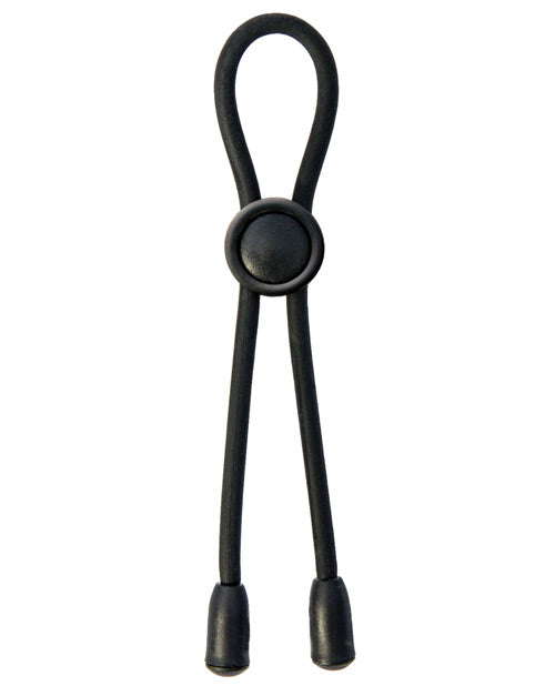 Mack Tuff Adjustable Silicone Cock Tie with Clear Finish