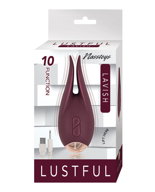 Lustful Vibrator Dual Motor 10-Function Waterproof Silicone for Enhanced Personal Pleasure