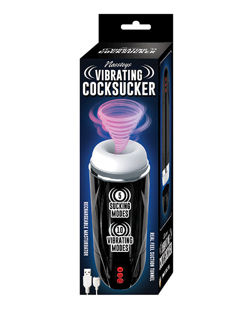 Nasstoys Male Masturbator with Suction and Vibration, Textured Tunnel for Realistic Pleasure