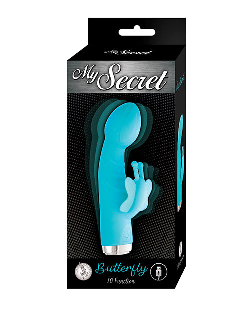 Nasstoys Vibrator Aqua Flexible Dual-Stimulation Butterfly Shape with 10 Vibration Functions for Intimate Pleasure