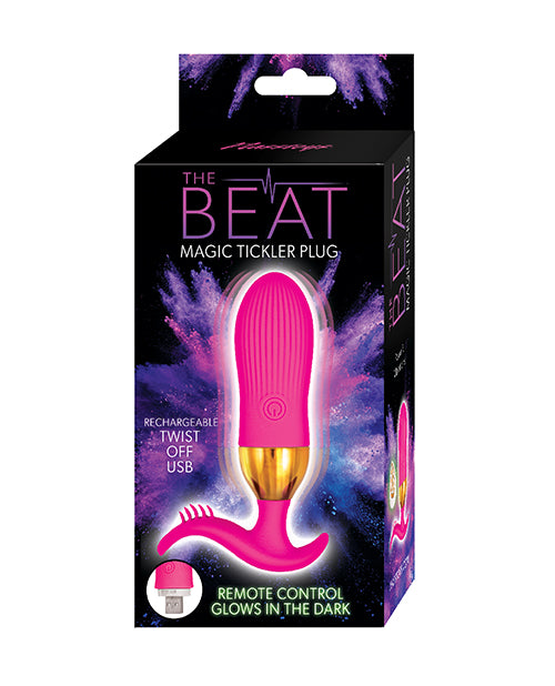 Nasstoys Vibrating Anal Plug with Remote Control and Textured Base for Enhanced Stimulation