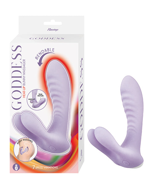 Goddess Vibrator Heated Dual Stimulation Flexible Design with USB Recharge for Intimate Play