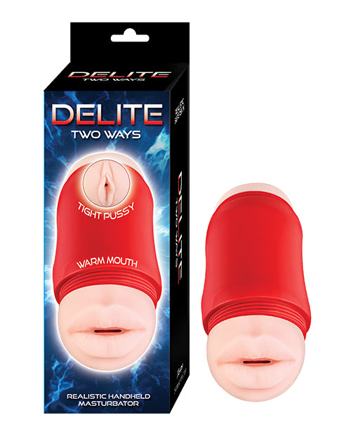 Nasstoys Masturbator Dual-Ended Realistic Mouth and Vagina Design for Versatile Solo Sessions