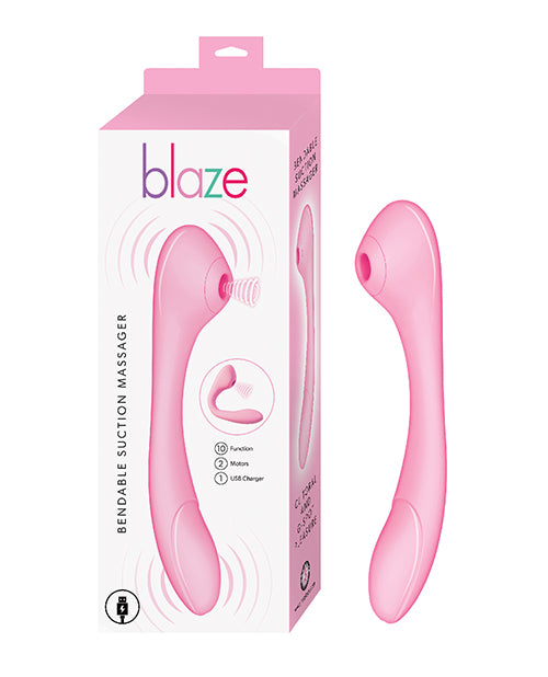 Blaze Stimulator Bendable Suction Massager with Dual Motors Flexible Design for Personalized Intimate Stimulation