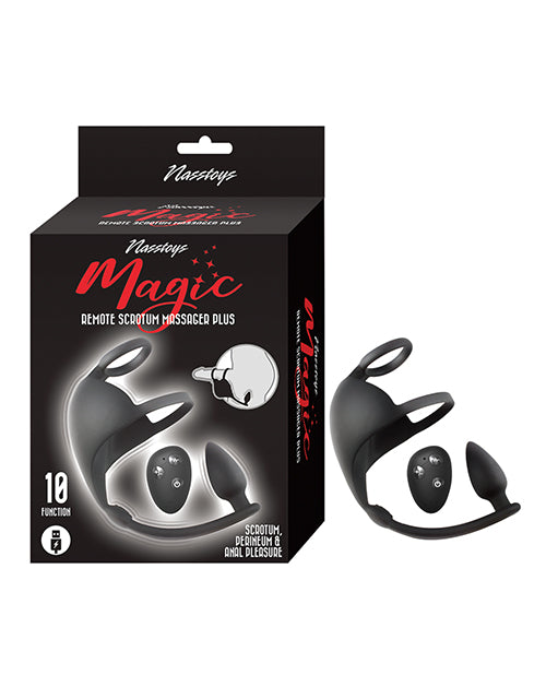 Nasstoys Anal Massager Remote Controlled Silicone Scrotum Vibrator for Multi-Zone Pleasure