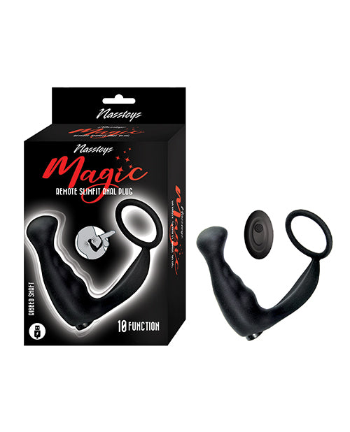 Nasstoys Anal Plug Vibrating Prostate Plug with Cock Ring and Remote Control for Enhanced Erotic Stimulation