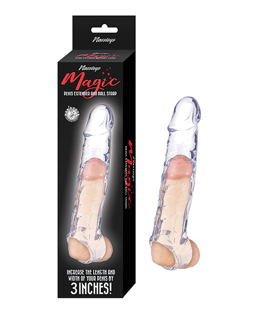 Nasstoys Penis Enhancement Sleeve with Lifelike Veins and Ball Strap for Comfortable Intimate Play