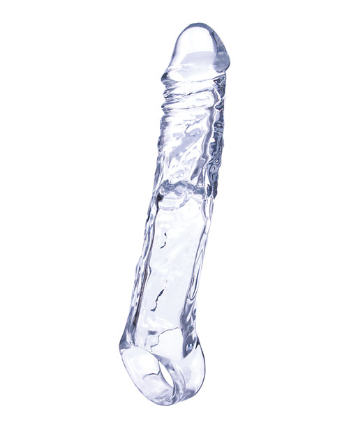 Magic Penis Extender & Ball Strap 7.5" - Clear Enhancement Sleeve
