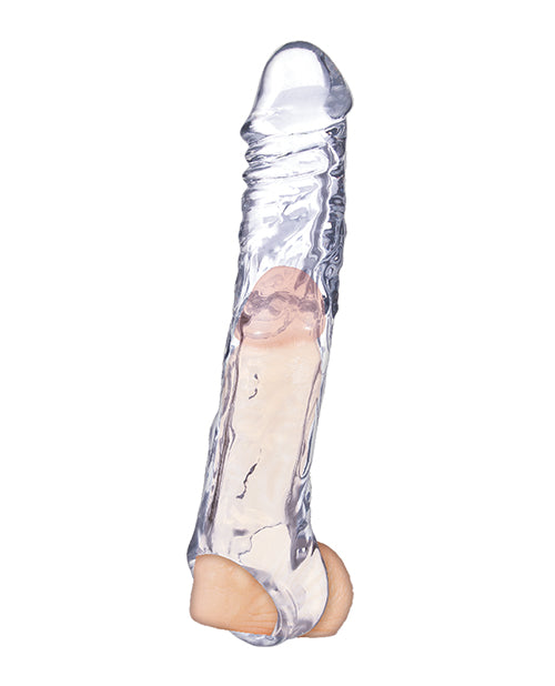 Magic Penis Extender & Ball Strap 7.5" - Clear Enhancement Sleeve
